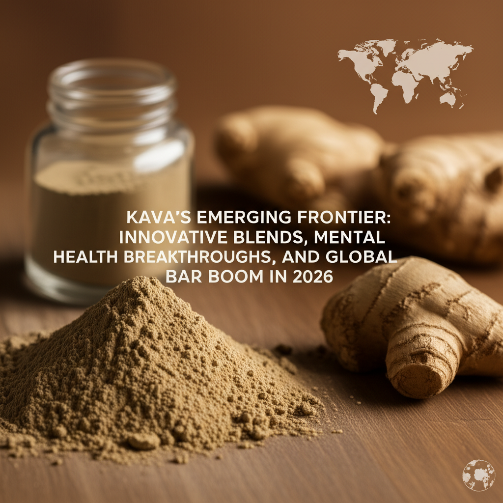Hero image for article: Kava's Emerging Frontier: Innovative Blends, Mental Health Breakthroughs, and Global Bar Boom in 2026