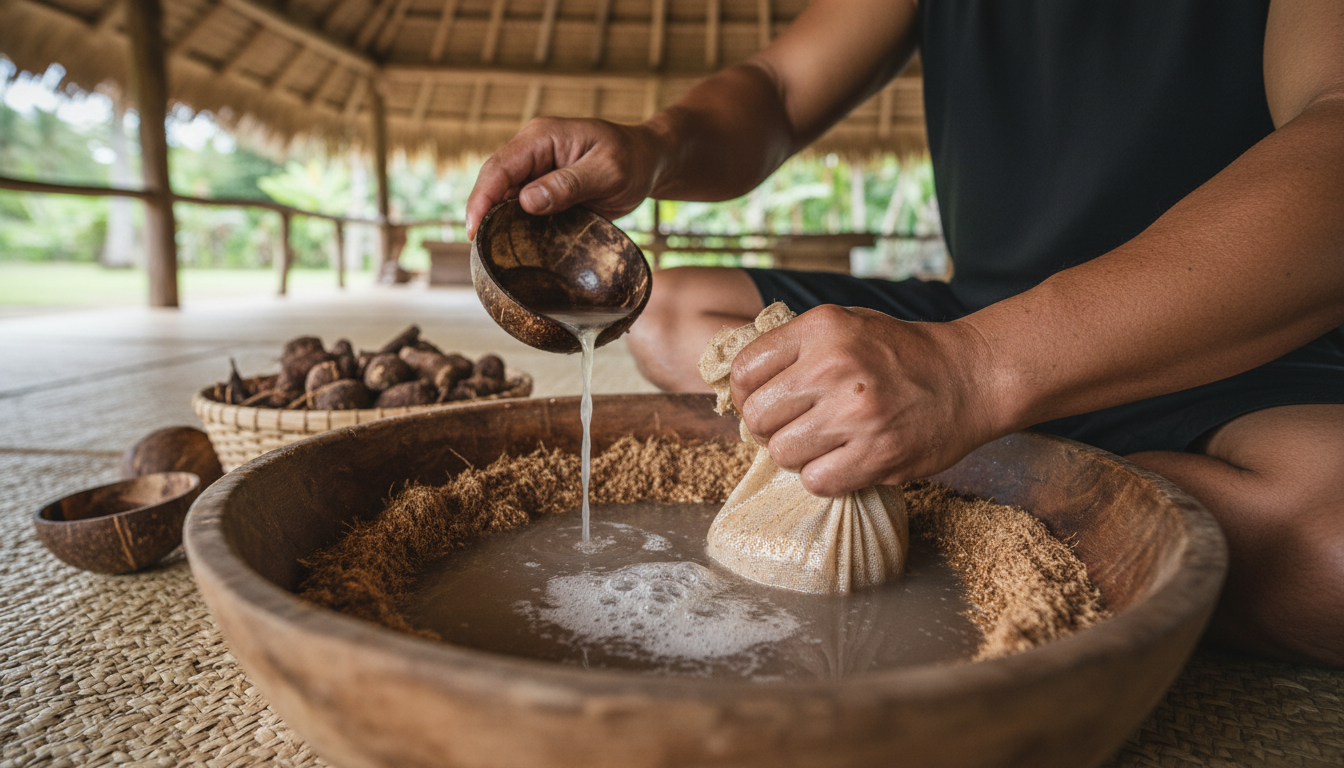 Hero image for: Traditional Kava Preparation: Mastering the Art of Hand-Kneading for Potency and Flavor